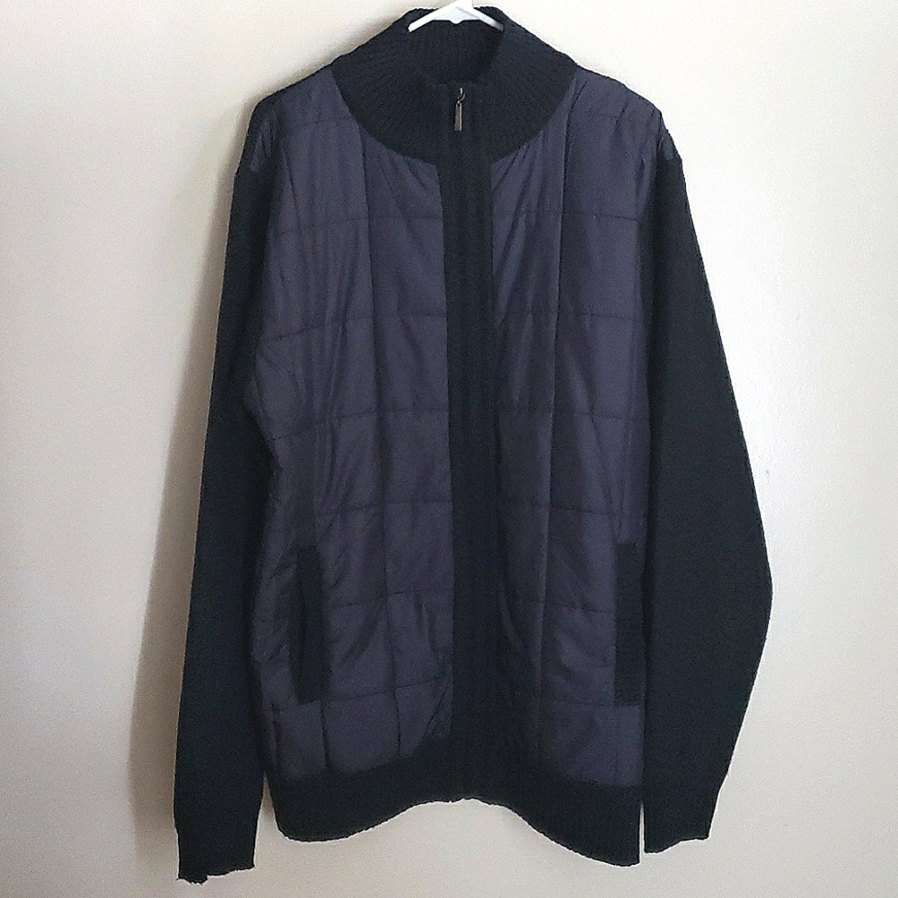 Six Lincoln Men’s Black/Navy Jacket